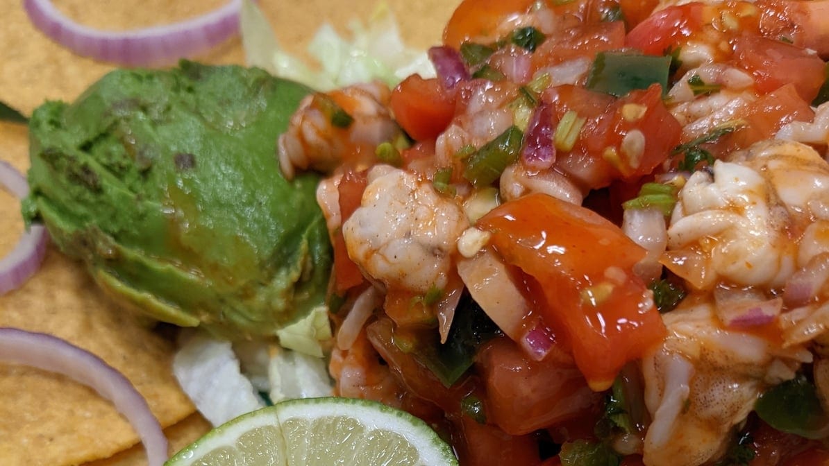 Tostadas De Ceviche.