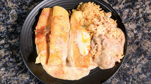 LsP.17 Cheese Enchiladas.