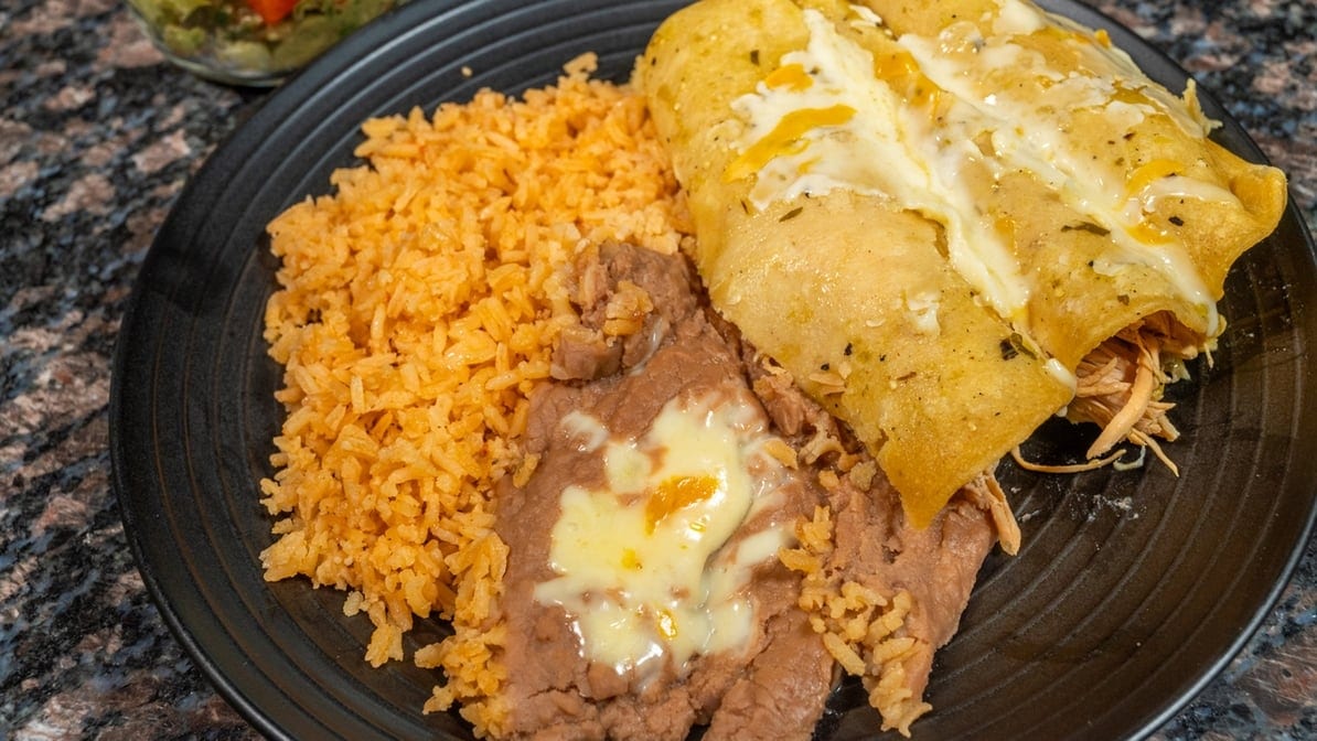 Enchiladas Vallartas.