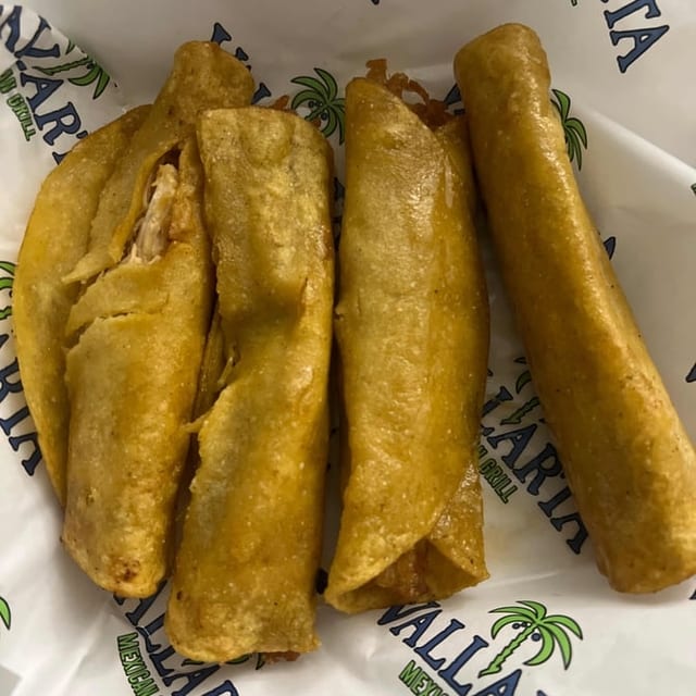 Flautas Mexicanas.