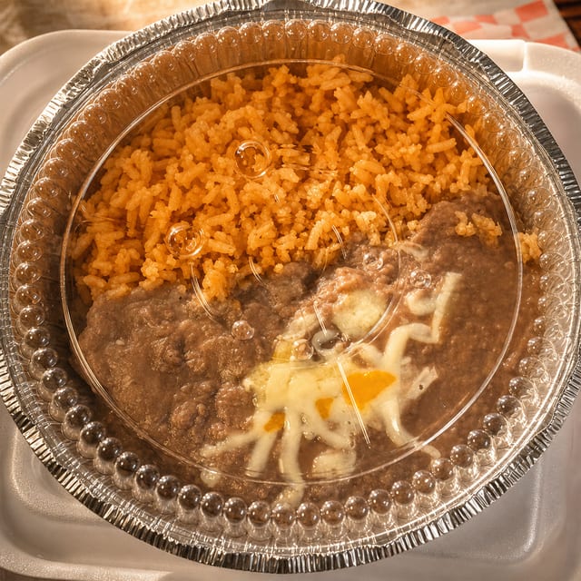 Side Rice & Beans.