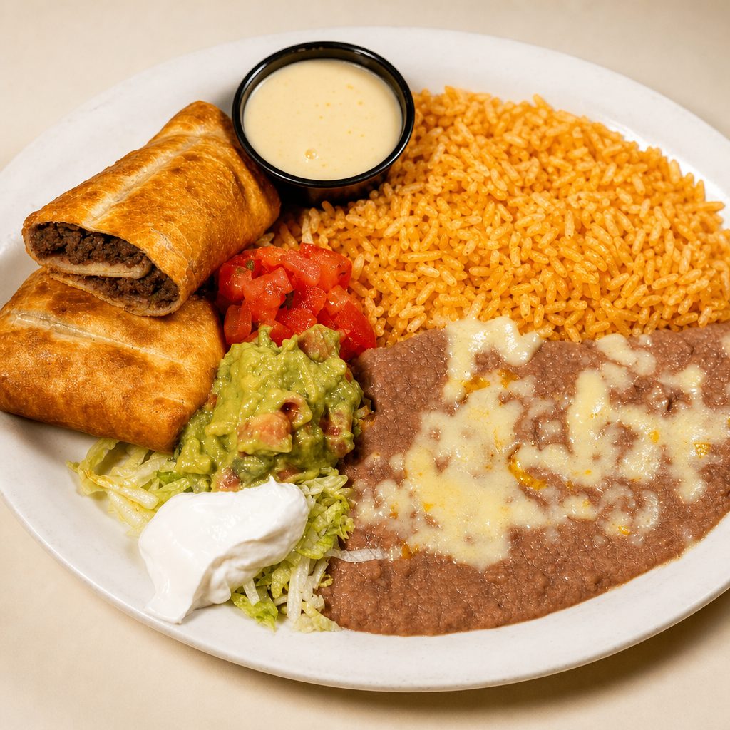 Chimichanga Dinner.