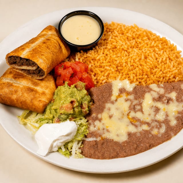 Chimichanga Dinner.