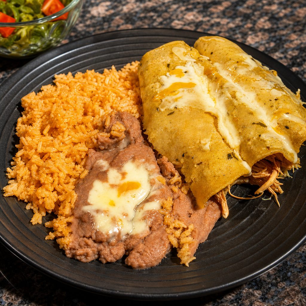 Enchiladas Vallartas.