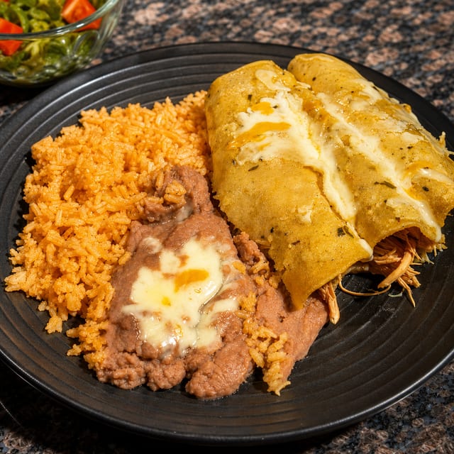 Enchiladas Vallartas.