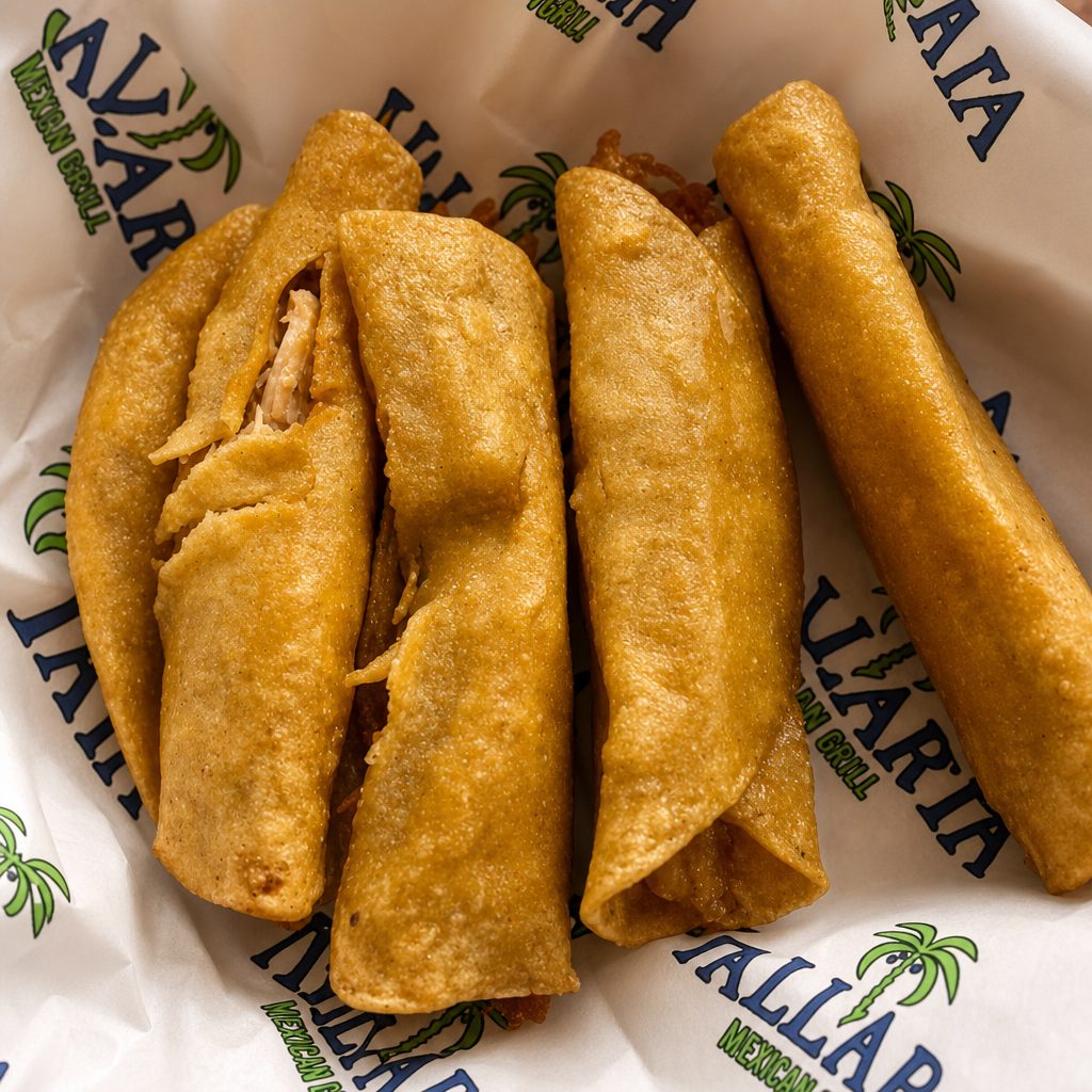 Flautas Mexicanas.