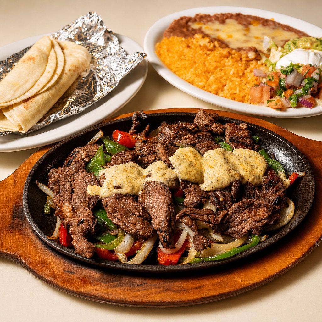 Fajitas for 1.