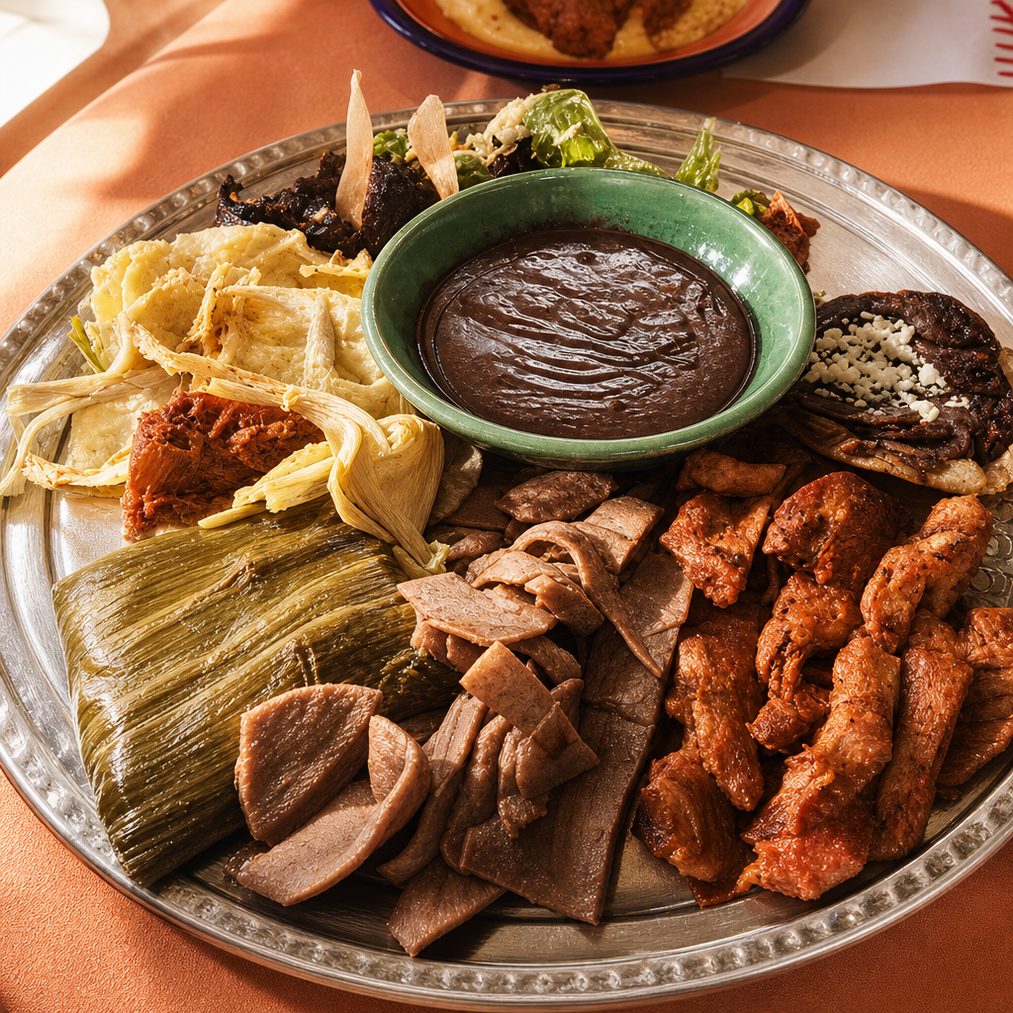 A4 Sampler Platter.